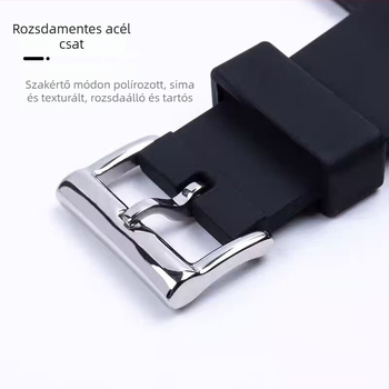 22/24 mm-es kaucsuk óraszíj férfiaknak és nőknek
