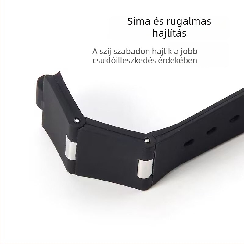 22/24 mm-es kaucsuk óraszíj férfiaknak és nőknek