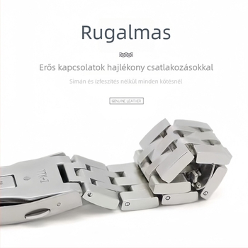 Rozsdamentes acél óraszíj kódokkal T17, T461, PRC200, T014, T055 — 2025 tavaszi megjelenés