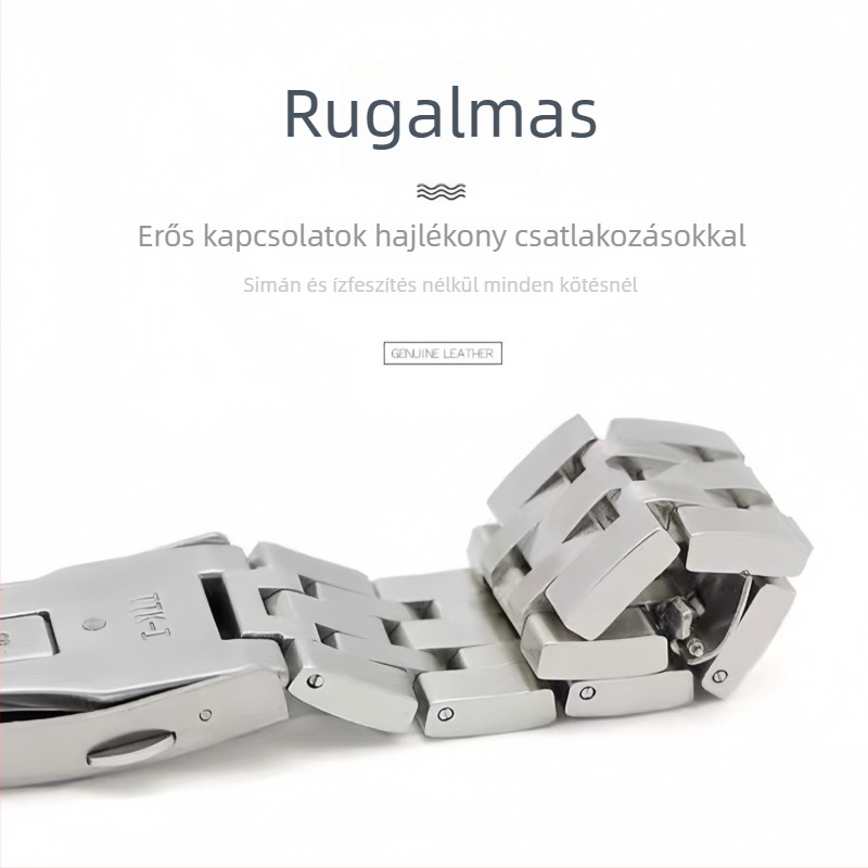 Rozsdamentes acél óraszíj kódokkal T17, T461, PRC200, T014, T055 — 2025 tavaszi megjelenés