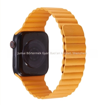 Bőr Loop szíj mágneses záróval Apple Watch Series 6-höz