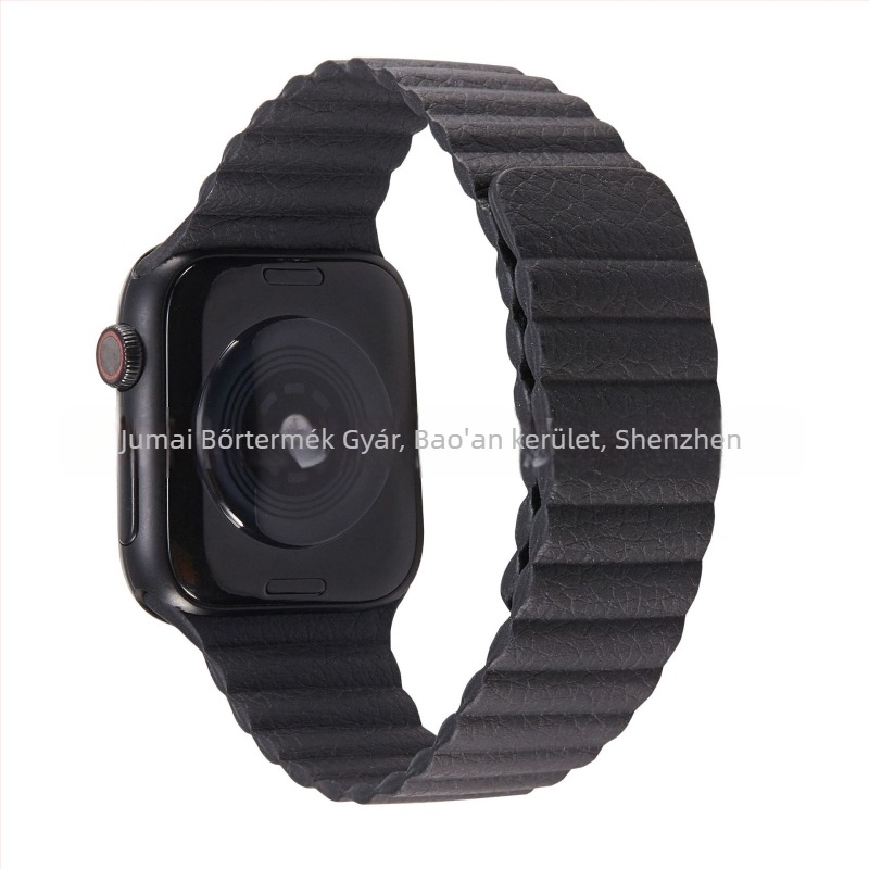 Bőr Loop szíj mágneses záróval Apple Watch Series 6-höz