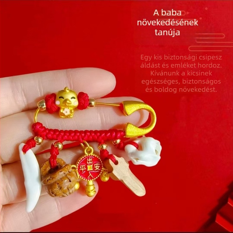 Fém zodiákus bross – csepegő olaj felület, emlék- és díszítő, uniszex