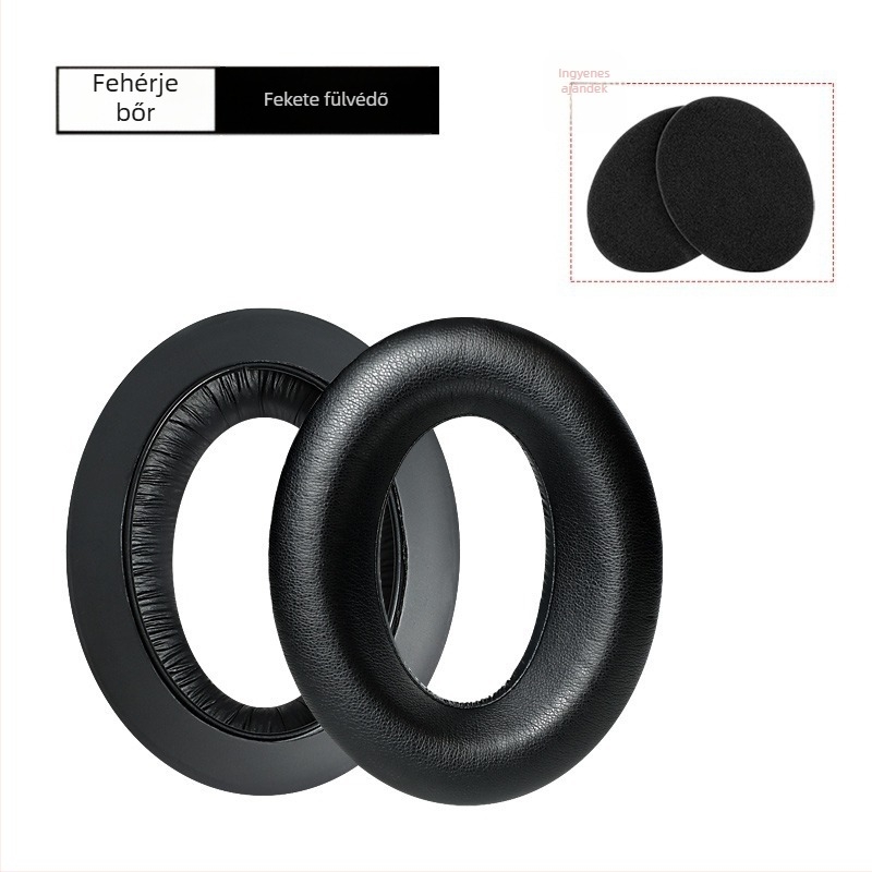 Sennheiser HD545 fejhallgatóhoz készült bőrtok, Ear clothes márka, műbőr, puha és kényelmes