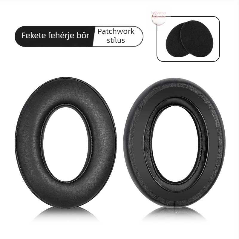 Sennheiser HD545 fejhallgatóhoz készült bőrtok, Ear clothes márka, műbőr, puha és kényelmes
