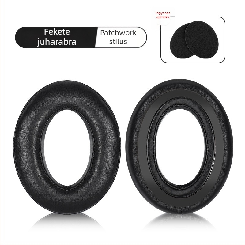 Sennheiser HD545 fejhallgatóhoz készült bőrtok, Ear clothes márka, műbőr, puha és kényelmes