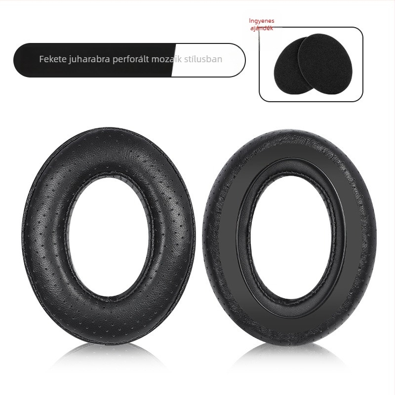 Sennheiser HD545 fejhallgatóhoz készült bőrtok, Ear clothes márka, műbőr, puha és kényelmes