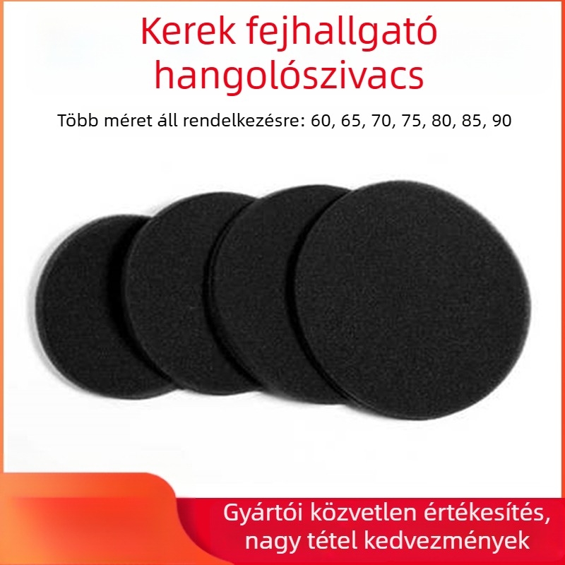 Fejhallgatók: körkörös habszivacs párna a hangszigetelés és porállóság érdekében, modell tuning cotton — testreszabott minták