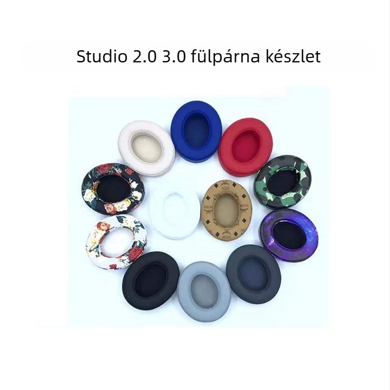 Beats Studio 2.0/3.0 fülpárna bőr tok – fehérje bőr, kényelmes és puha