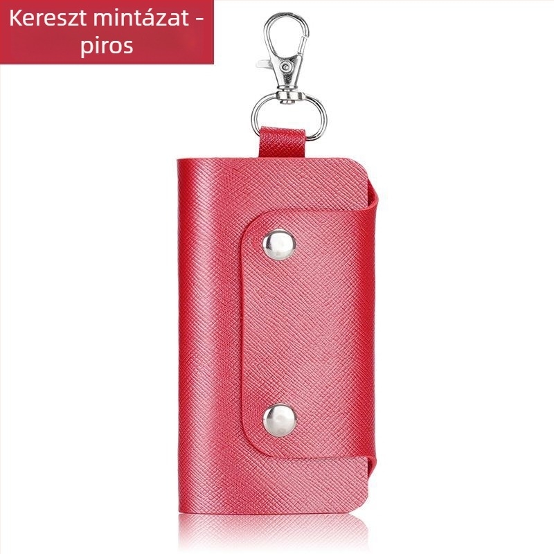 Kulcstartó táska PU anyagból, férfiaknak, otthoni tároláshoz, Unique márka