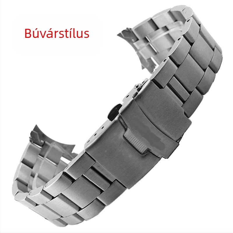 Casio Swordfish MDV-106/107 rozsdamentes acél óraszíj, 22 mm szélesség, férfiaknak