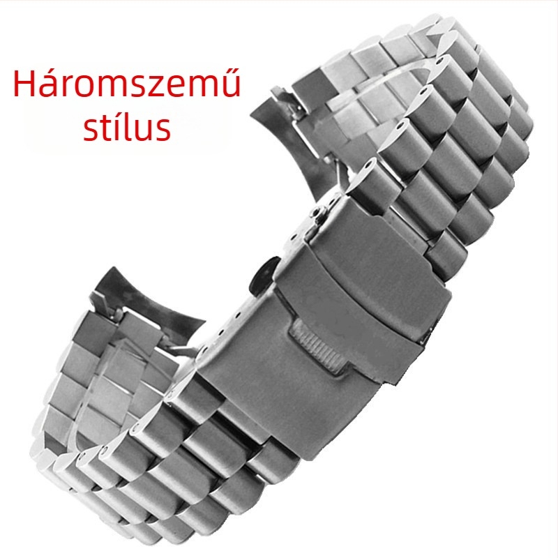 Casio Swordfish MDV-106/107 rozsdamentes acél óraszíj, 22 mm szélesség, férfiaknak