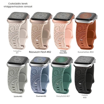 Szilikon Apple iWatch S10 karkötő — divat stílus, márka Chiyu supply chain