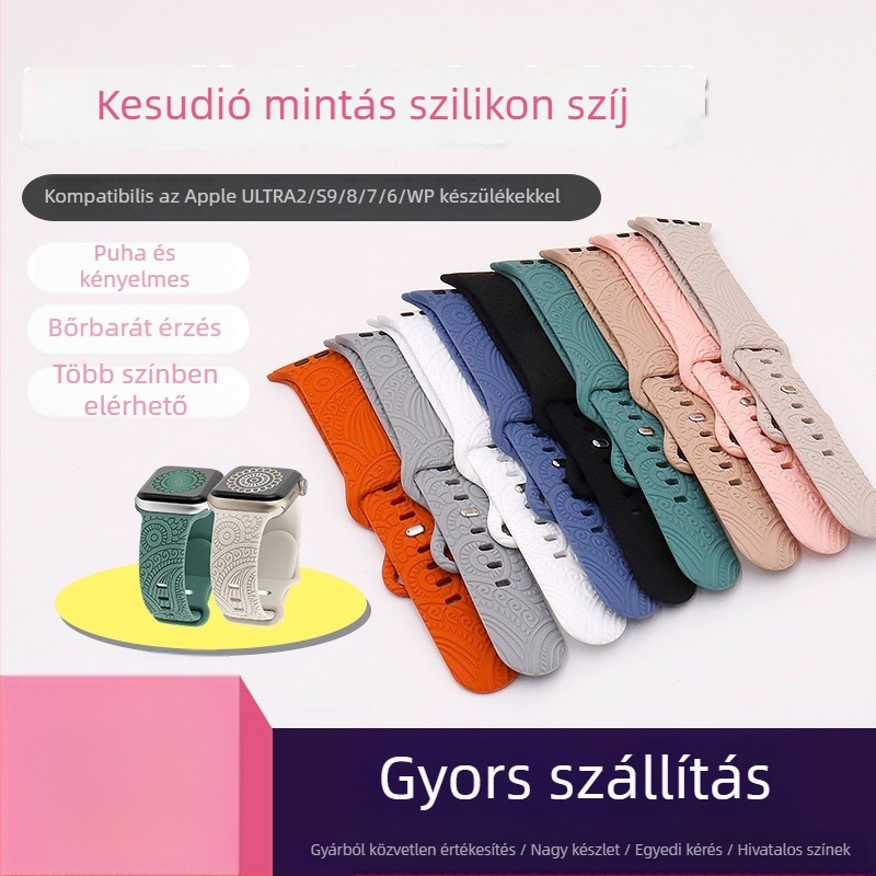 Szilikon Apple iWatch S10 karkötő — divat stílus, márka Chiyu supply chain