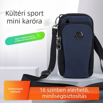 Uniszex kar-táska maratonfutáshoz, Oxford anyagból, kültéri sportokhoz, logóval