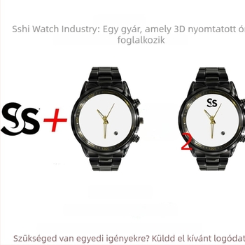 Férfi kvarc óra, SL68 mozgatás, analóg kijelző, ötvözet ház, logó nyomtatás a számlapon