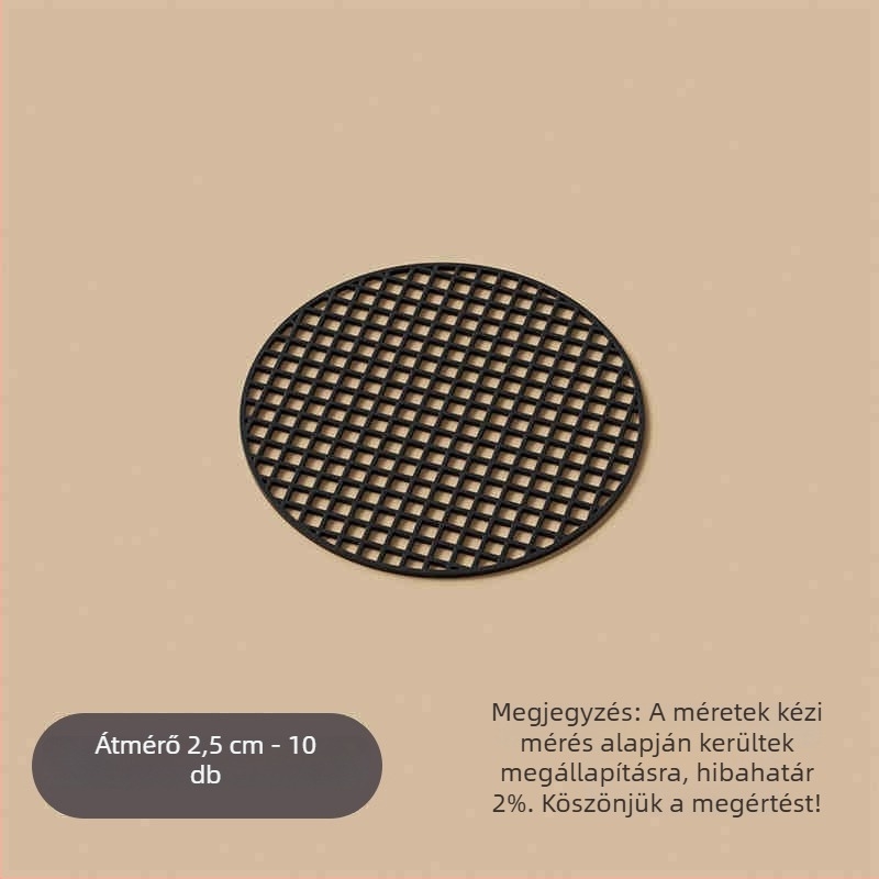 Műanyag virágcserép-háló aljzat — három darabos készlet, kertészkedéshez