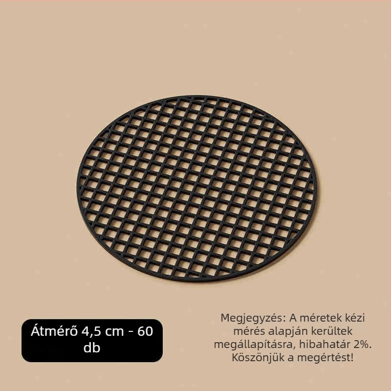Műanyag virágcserép-háló aljzat — három darabos készlet, kertészkedéshez