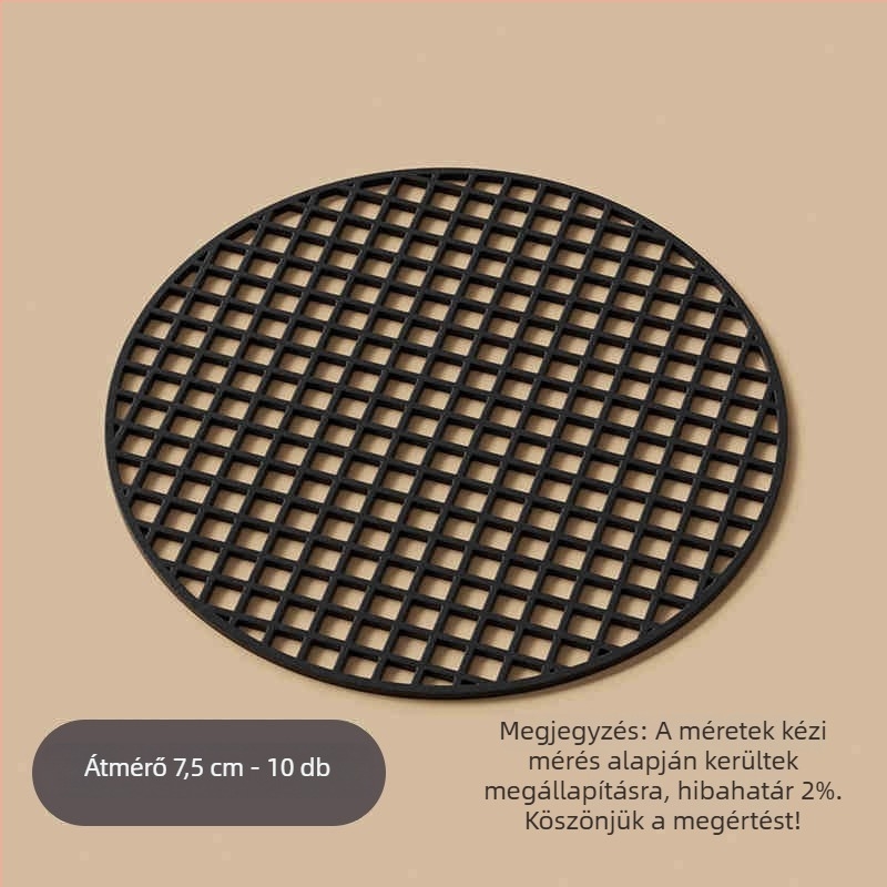 Műanyag virágcserép-háló aljzat — három darabos készlet, kertészkedéshez