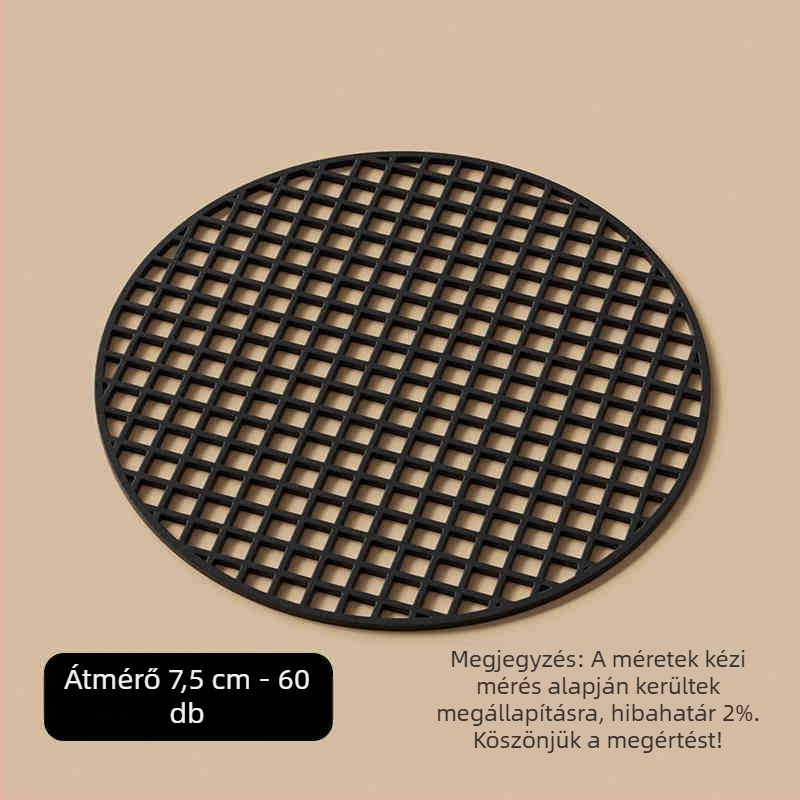 Műanyag virágcserép-háló aljzat — három darabos készlet, kertészkedéshez