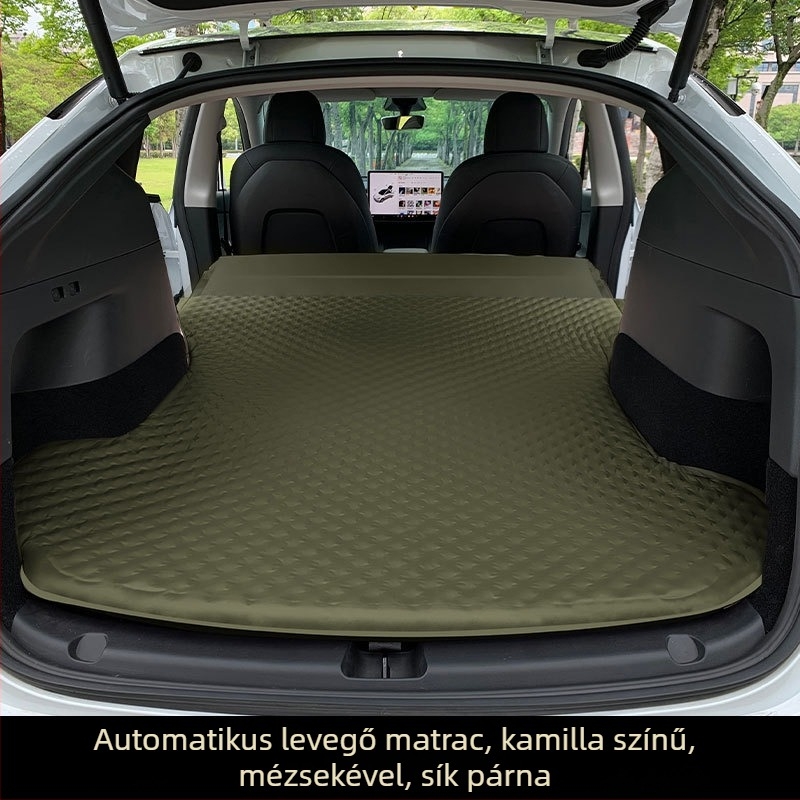 Autókempingre tervezett felfújható ágy, modell B002 | Wild Road, 4 kg, max teherbírás 1000 kg, felület kompozit szövettel