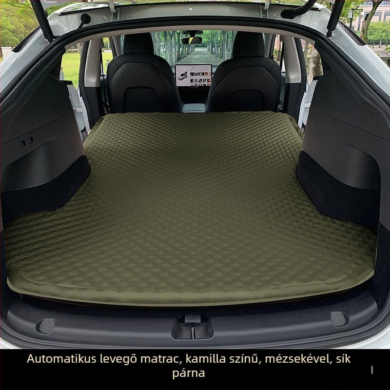 Autókempingre tervezett felfújható ágy, modell B002 | Wild Road, 4 kg, max teherbírás 1000 kg, felület kompozit szövettel