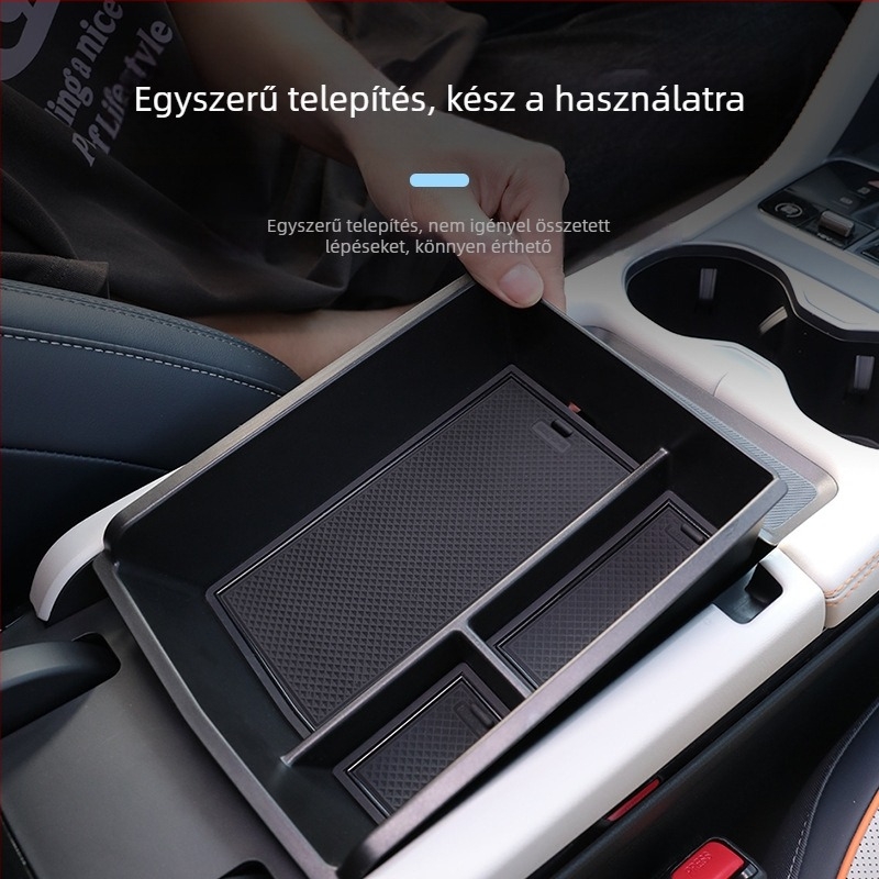 BYD Song Plus DM-I könyöktámasz tároló, központi konzol szervező, Anyag: Egyéb; Márka: Bottled West; Kompatibilis modellek: Alapértelmezett tétel
