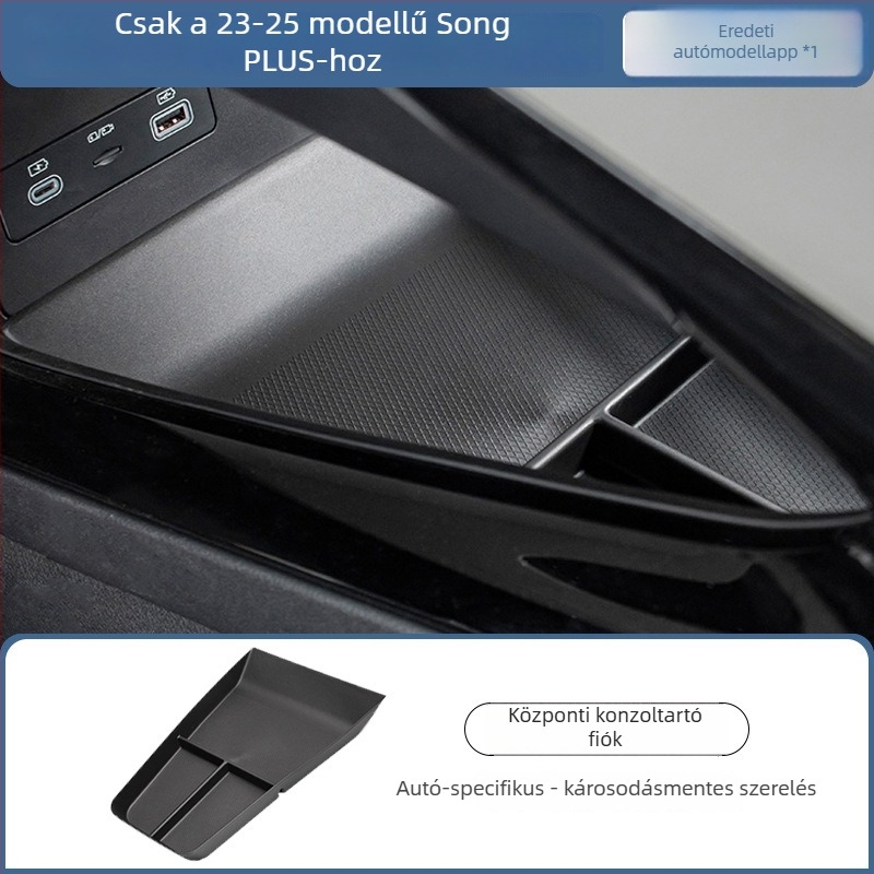 BYD Song Plus DM-I könyöktámasz tároló, központi konzol szervező, Anyag: Egyéb; Márka: Bottled West; Kompatibilis modellek: Alapértelmezett tétel