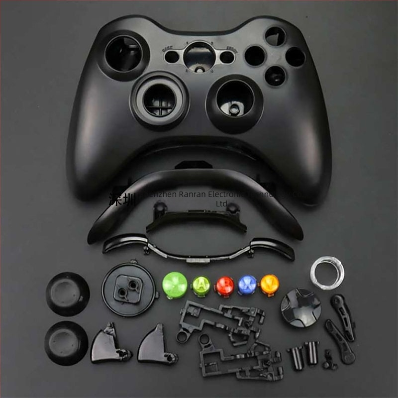 Xbox 360 vezeték nélküli kontroller burkolat – aranyozott felület, teljes készlet gombokkal (súly: 120 g)