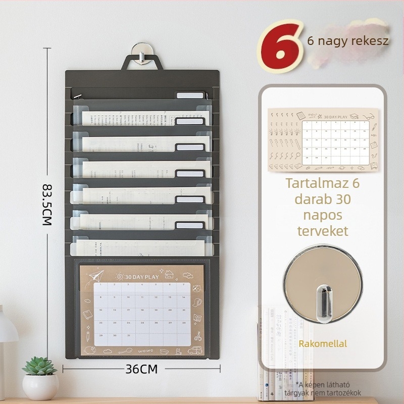 Átlátszó hajtogatható fájl tasak, PP anyagból, zsinóros zárású