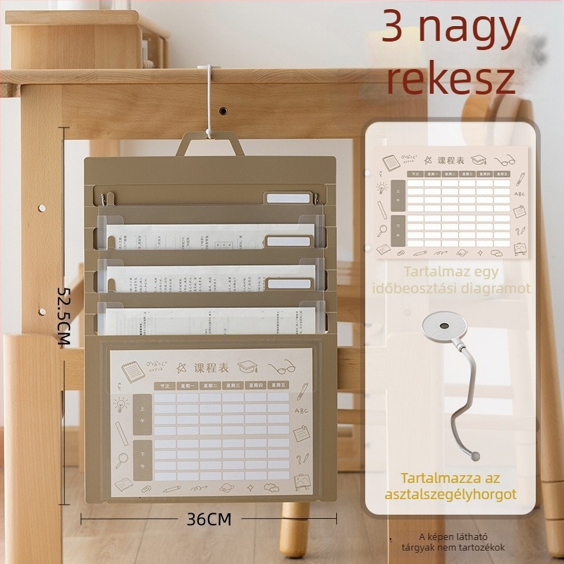 Átlátszó hajtogatható fájl tasak, PP anyagból, zsinóros zárású