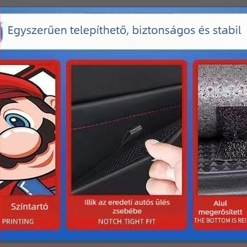 Bőr hátsó ülésvédő párna autóhoz, univerzális gyermekvédő párna, belső autós kiegészítő, termékkód 537202008h2z87