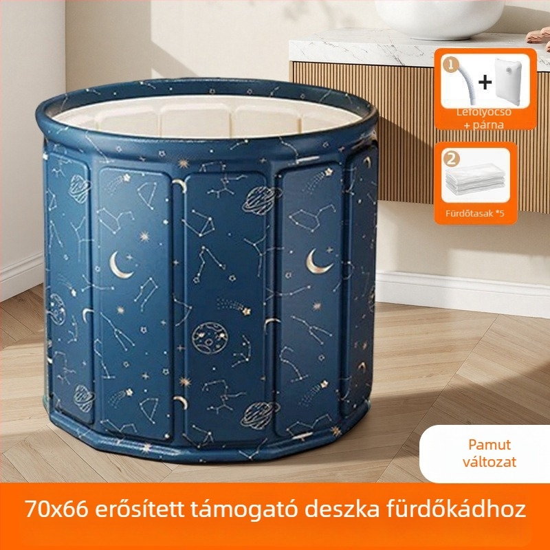 Összecsukható fürdőkád gyerekeknek – anyaga tarpaulin; típus: összecsukható kád; használható fürdésre