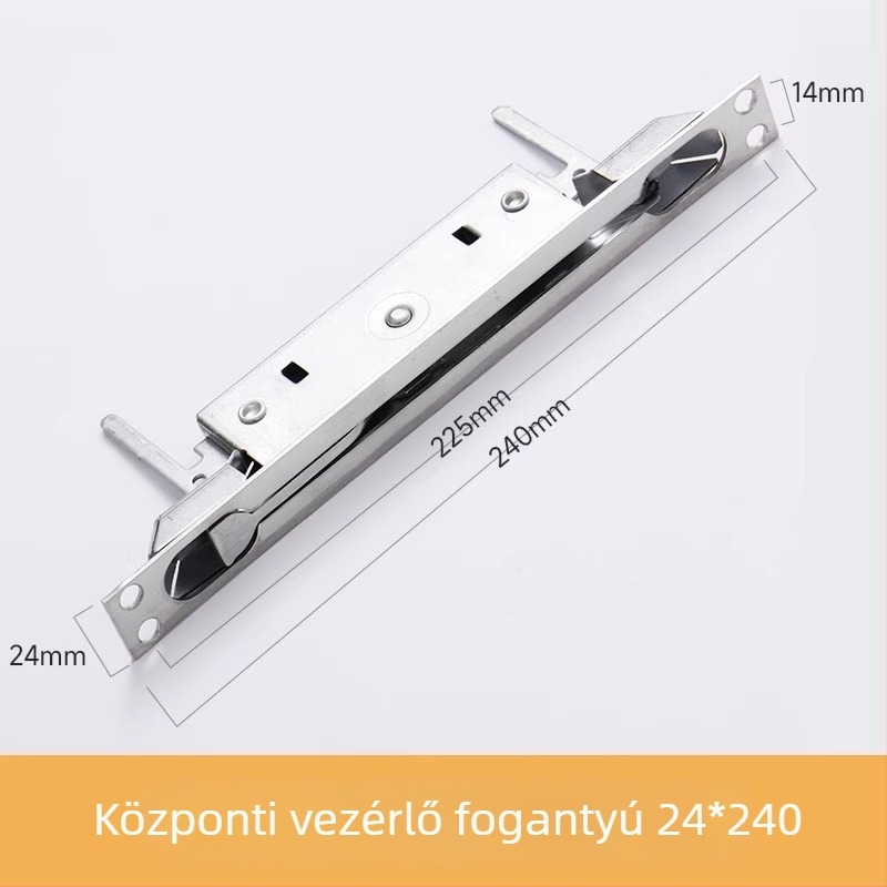 Rozsdamentes acél ajtózár – Típus A, Modell: Latch, Felületkezelés: huzalt vont, Stílus: modern egyszerű