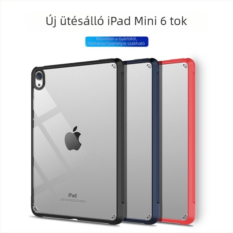 Apple táblagépekhez PC kemény tok – ütésálló, forrópréses felület, egyszerű dizájn