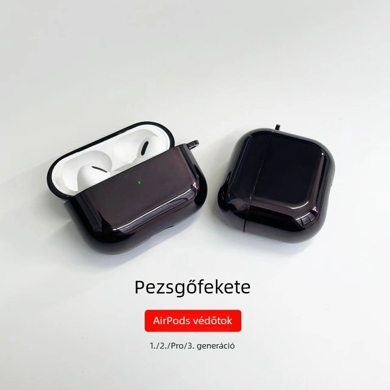 Kesida TPU elektroplakolt védőtok Apple vezeték nélküli fülhallgatókhoz – általános stílus, Apple-kompatibilis