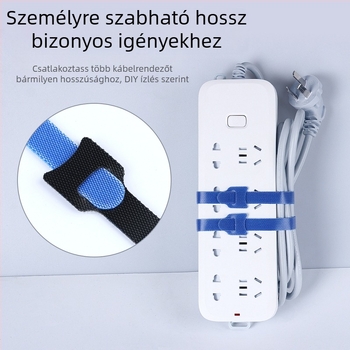 Velcro kábelrögzítő, nylon, számítógép-kábelekhez és otthoni használatra, márka LTS