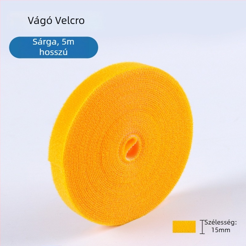 Velcro kábelrögzítő, nylon, számítógép-kábelekhez és otthoni használatra, márka LTS