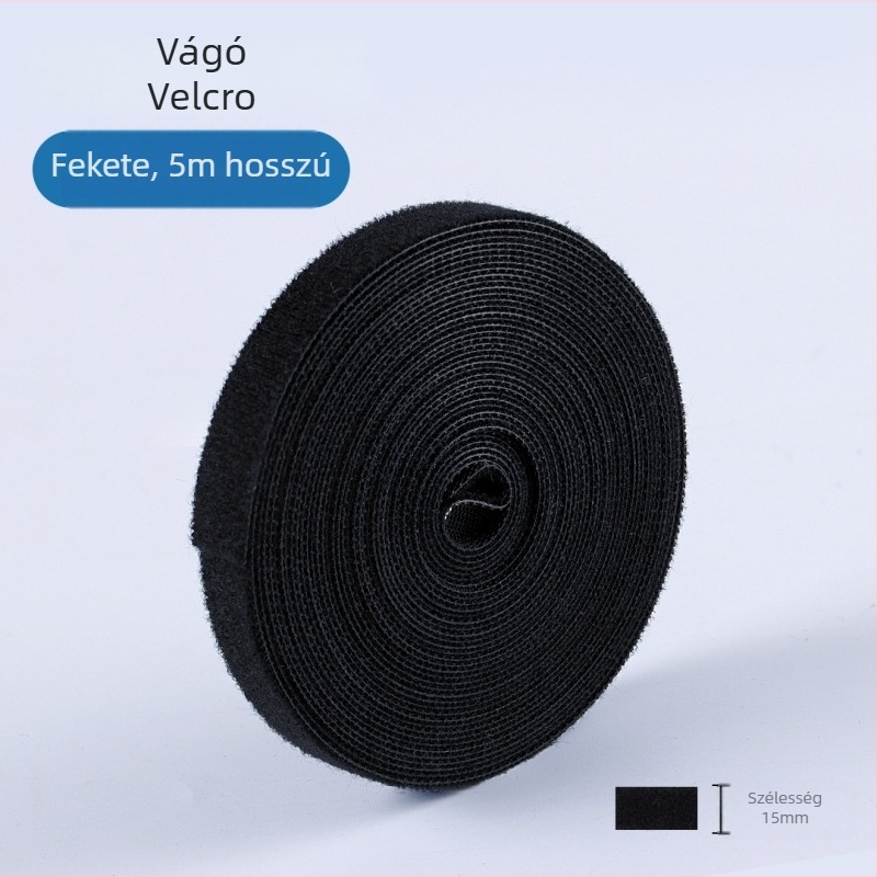 Velcro kábelrögzítő, nylon, számítógép-kábelekhez és otthoni használatra, márka LTS
