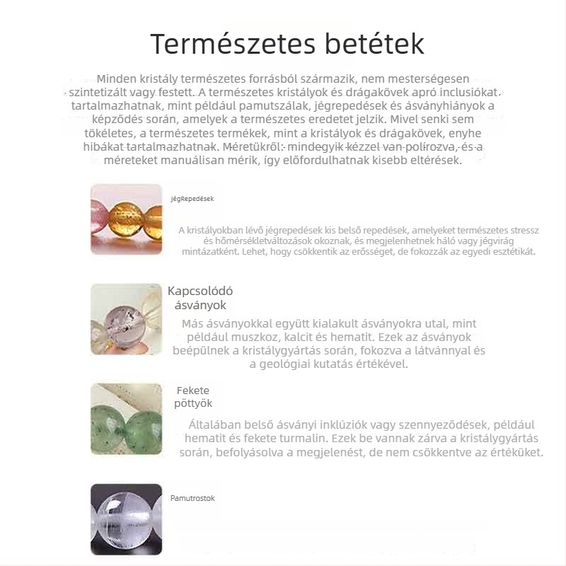 DIY ékszerkiegészítők kristályból – 2024 tavaszi megjelenés