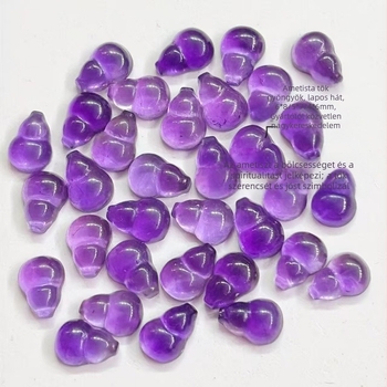 Ametiszt Gourd DIY ékszer alkatrészek, karkötő és nyaklánc, kínai stílus, Shanwei eredet, 2025 nyár