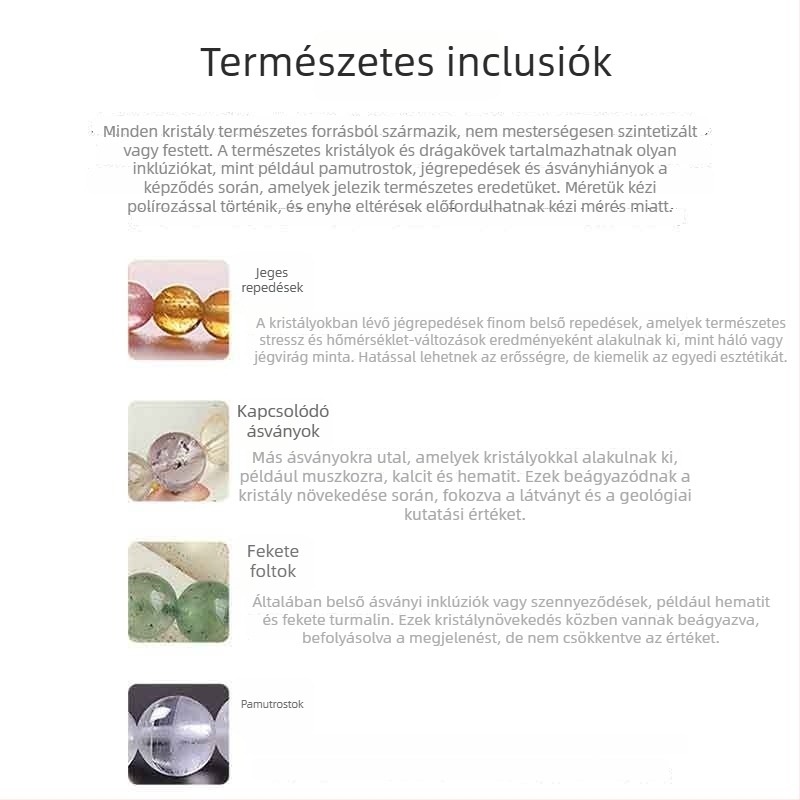 DIY ékszerkiegészítők - Kristály - 2024 tavasz