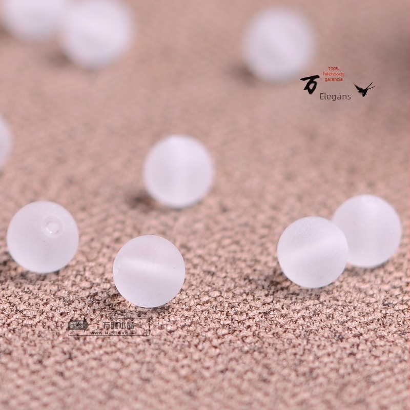 Szabadon fűzhető kristály gyöngyök, kör alakú, csiszolás és polírozás