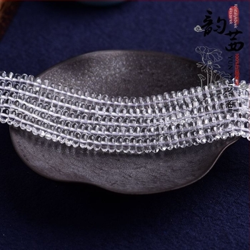 Kristály szabad gyöngyök nyolc szem mintával, magas hőmérsékleten feldolgozva, eredet Lianyungang