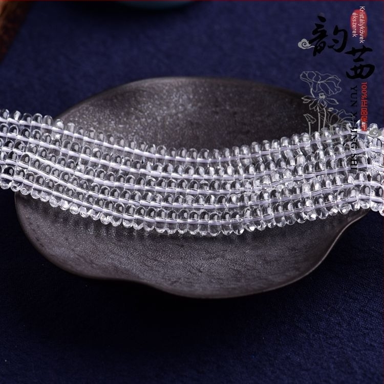 Kristály szabad gyöngyök nyolc szem mintával, magas hőmérsékleten feldolgozva, eredet Lianyungang