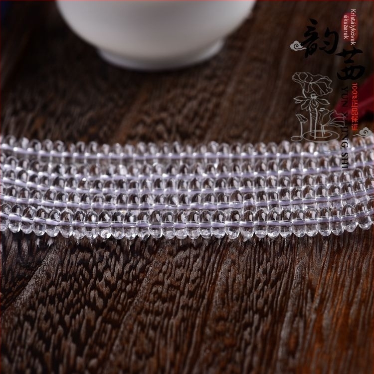 Kristály szabad gyöngyök nyolc szem mintával, magas hőmérsékleten feldolgozva, eredet Lianyungang