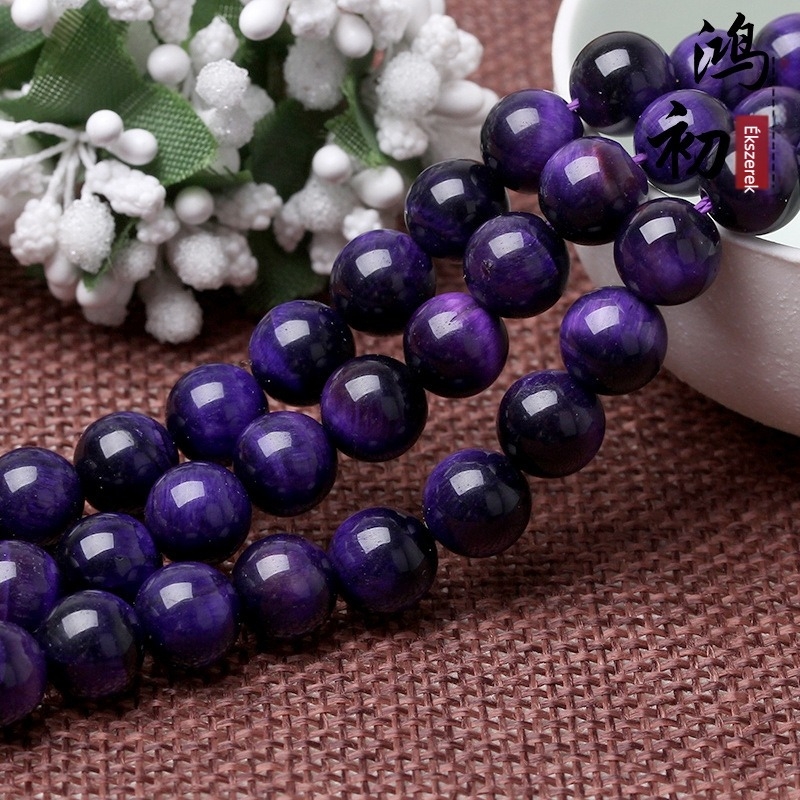 Szabad gyöngyök tigriszem kőből, polírozott, Hongchu, Lianyungang, 2021 nyár