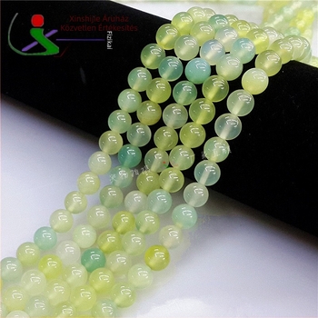 Szabad gyöngyök az agatából, csiszolás és polírozás, totem minta, természetes stílus