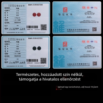 Fülbevaló kiegészítők - Természetes kristály/féldrágakő, hímzéses feldolgozás, Jinhua eredetű, 2025 tavasz