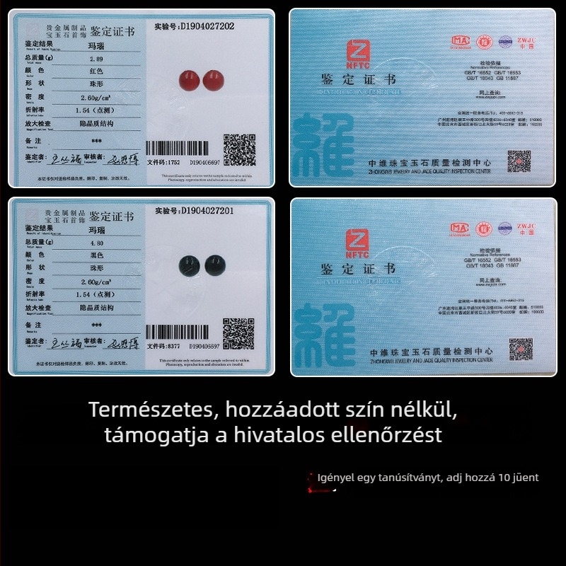 Fülbevaló kiegészítők - Természetes kristály/féldrágakő, hímzéses feldolgozás, Jinhua eredetű, 2025 tavasz